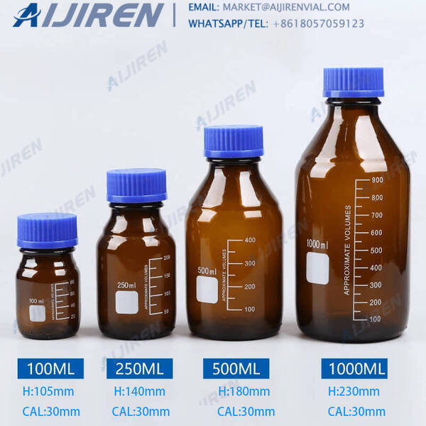 Customized amber reagent bottle 500ml Mycap